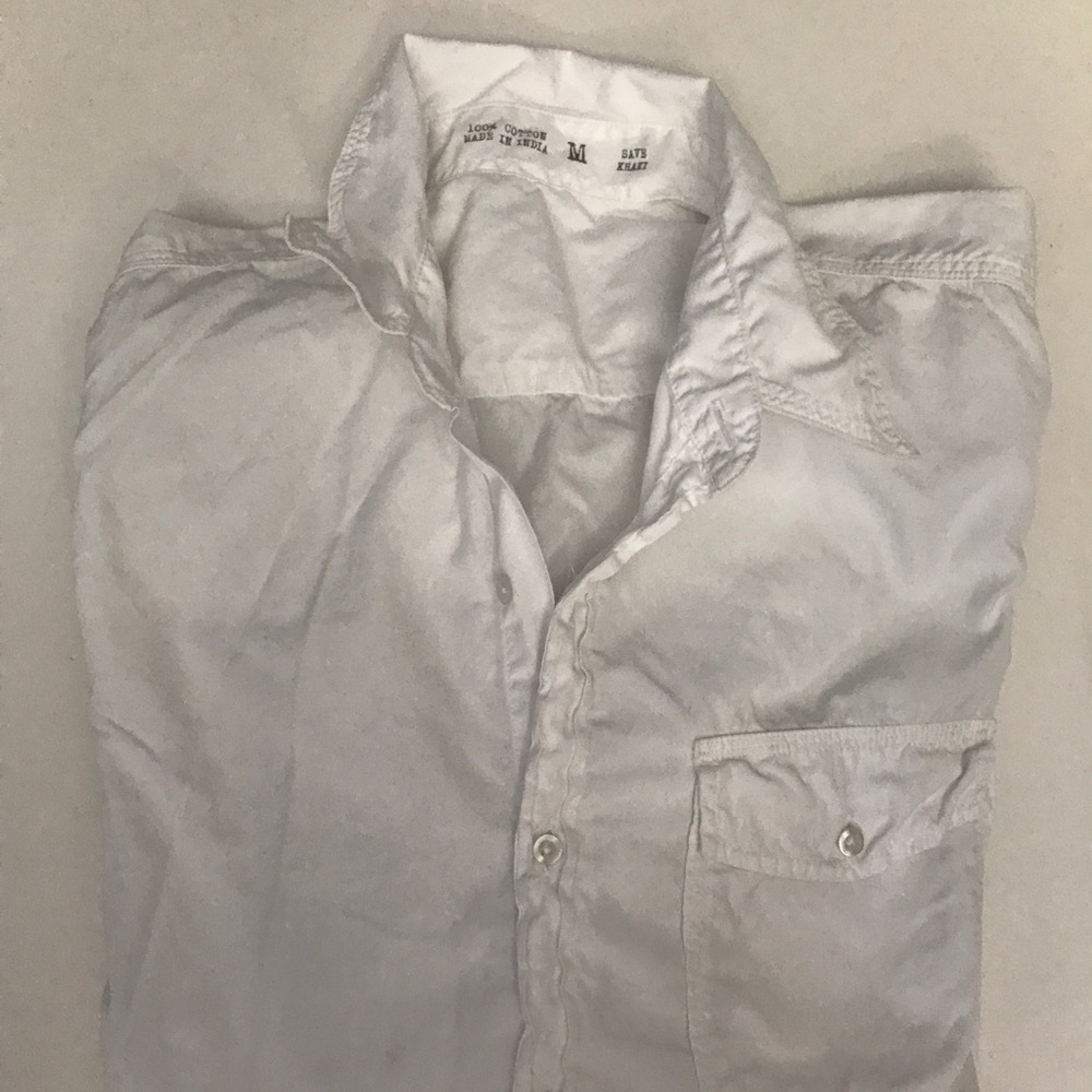 COPY - Save Khaki white buttondown